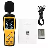 Digitaler Schallpegelmesser AS844+ Lärmmonitor DB-Messgerät Echtzeit-Temperaturanzeige Zur Überwachung von Schallpegeln in Verschiedenen Einstellungen