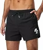 Danfiki Badehose für Herren Kurz Badeshorts Schwimmhose Shorts Schwimmshorts mit Tunnelzug Meshfutter