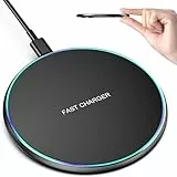 15W Wireless Charger, Induktive Ladestation für iPhone 17/16/15/14/13/12/Pro/Max/Plus/Mini/XS/XR, AirPods, Induktions Kabelloses Ladegerät für Samsung Galaxy S26/S25/S24/S23/S22/S21/S20, Huawei