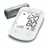 medisana BU 535 Voice Oberarm-Blutdruckmessgerät mit Sprachausgabe, Blutdruck- und Pulsmesser mit Speicherfunktion, Ampel-Skala, Blutdruckmanschette mit Anzeige eines unregelmäßigen Herzschlags