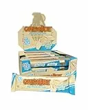 Grenade Weiße-Schokolade-Cookie Proteinriegel – Proteinreich & Zuckerarm – 12 x 60 g (Die Verpackung kann Variieren)