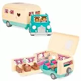 Li'l Woodzeez - Happy Camper - Spielzeugauto - Spielzeug-Camper - Figurenspielset - Camping Spielset - 3 Jahre +