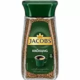 Jacobs Krönung löslicher Kaffee Instantkaffee 1er Pack (1x200g Glas) + usy Block