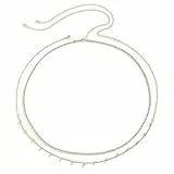 Sethain Strass Hüftkette Gold Kristall Bauchketten Geschichtet Funkelnd Hüftkette Bikini-Kette Körperschmuck für Frauen und Mädchen