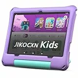 JIKOCXN Kinder-Tablet, Android 15 Tablet für Kinder, 10 Zoll Octa-Core mit Hülle, 24 GB RAM 64 GB ROM 1 TB TF-Karte erweiterbar für Kleinkinder Kinder, Kindersicherung, Dual-Kamera, BT5.0, WLAN