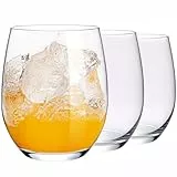 KONZEPT Wassergläser Set 6-teilig – 400 ml Trinkgläser Set, besonders standfest & griffig, ideal für Wasser, Saft, Limo, Gin