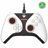 Snakebyte Gamepad Pro X weiß - kabelgebundener Xbox Series X|S & PC Controller mit Hall-Effect Sensoren, Audio-Panel, Zusatztasten, Trigger-Stops