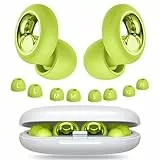 Ohrstöpsel zum Schlafen, geräuschunterdrückende Silikon Ohrstöpse, 45 dB, weich und wiederverwendbar, Gehörschutz mit 8 Ohrstücken in 4 Größen (XS, S, M, L)