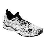 Kempa Herren Wing Lite 2.0 Handball-Schuhe, Weiß Schwarz, 44.5 EU