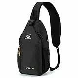 SKYSPER Schultertasche Brusttasche Leichte Sling Bag Klein Wasserfest Crossbody Umhängetasche zum Wandern Outdoor Sports Reise