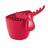 Koziol RUDOLF Teesieb für losen Tee | für eine Tassenportion | zum Einhängen | biozirkulärer Kunststoff, spülmaschinengeeignet, spülmaschinengeeignet, Küche, Haushalt, gedeckter Tisch (Raspberry Red)