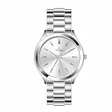 Weayege Herren Uhr Analog Armbanduhr mit Edelstahlarmband,Herrenuhren Luxus Armbanduhr,Herren Uhr Quarz Edelstahl Wasserdicht Mesh Ultradünne,Geschenk Herrenuhr