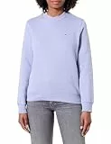 Tommy Jeans Damen TJW REG S Flag Crew DW0DW19959 Pullover Sweatshirt, Blau (Periwinkle Dusk), XL, Blau (Periwinkle Dusk), XL