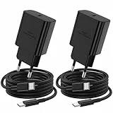 45W Ladegerät USB C Schnellladekabel, Netzteil Adapter mit 2M Typ C Kabel, Super Fast Charger Ladekabel für Samsung Galaxy S26 Ultra S25 S24 S23 S22 FE 5G A56 A55 A54 A16 Note Tab S8 S9, 2-Pack