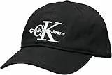 Calvin Klein Herren Cap Monogram Basecap, Schwarz (Black), Einheitsgröße