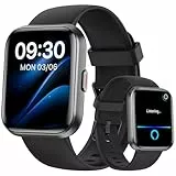 Woneligo Smartwatch Herren Damen, Smart Watch mit Telefonfunktion Alexa, Fitnessuhr mit Herzfrequenz Schlaf SpO2 Schrittzähler 110 Sportmodi IP68 wasserdichte, Sportuhr für iOS Android