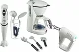 Braun Theo Klein 9625 Combo-Set I Wertige Spielküchengeräte: batteriebetriebene Kaffeemaschine, Hand- und Stabmixer inkl. Zubehör I Maße: 58,5 cm x 12,5 cm x 28 cm I Spielzeug für Kinder ab 3 Jahren