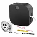 Phomemo P12 Etikettendrucker, Tragbares Beschriftungsgerät, Etikettiergerät Bluetooth Kompatibel with iOS & Android, Thermotransfer-Label Printer für Zuhause,Schule,Büro