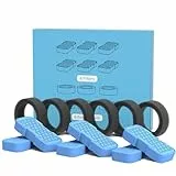 GOOSTOO Katzenbrunnen Filters, 6 Kohlefilters + 6 Schwammfilters, Dreifache Filtration, Hält das Wasser Frisch und Sauber, Geeignet für Trinkbrunnen für Katze (B0CGDWYJN7 B0C6XPFT7Q)