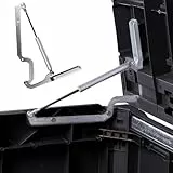 BAAQII Kolbenscharnier Gasdruckfeder Kompatibel mit Keter Borneo Ersatzteil, WLPS 120N Automatische Kolben Metallscharniere Heavy Duty SOP Ersatz