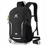 SKYSPER Leicht Wanderrucksack Klein Nachhaltig, 20L Klein Rucksack mit Rückenbelüftung Trekkingrucksack für Wandern, Camping, Outdoor