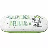 Sheepworld Brillenetui mit Motiv 'Glücksbrille' | Hartschalen-Etui für die Brille, Sonnenbrille, Lesebrille, 17,5 cm x 6 cm | Geschenk, Geburtstag, lustiges Geschenk | 47963