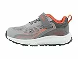 Lurchi 95L0083007 Sneaker, Grey-orange, 27 EU Weit