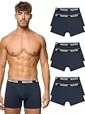 Indicode Herren INMilano 6er Pack Boxershorts | Unterwäsche Boxer Shorts Unterhosen Navy, M
