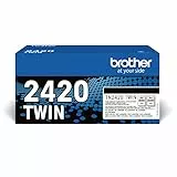 Brother Original TN2420TWIN Bundle mit 2 Tonern, schwarz, ca. 6000 Seiten, für MFCL2710DW/MFCL2710DN/MFCL2730DW/MFCL2750DW/DCPL2510D/DCPL2550DN/HLL231 0D/HLL. 2350DW/HLL2370DN/HLL2375DW, Doppelpack