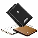 Android Wallet Tracker Karte 2er Pack, Ultradünn Smart Finder Card Tag Kompatibel mit Google Find Hub (Android NUR), IP68 Wasserdicht Schlüsselfinder für Geldbörse, Koffer, Gepäck