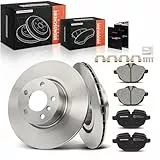 Frankberg Bremsensatz inkl. 2x Bremsscheiben + 4x Bremsbeläge Hinten Kompatibel mit X3 F25 X4 F26 Replace# 34206886482,34206868936