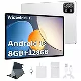 FERATINO 2025 Neueste Tablet 10 Zoll Android 14 Tablets,Tablet mit Tastatur Maus,5G WiFi Tablett PC Mit 16GB+128GB(1TBTF),Tablets 1 SD Slot-Octa-core,1080FHD,13+8MP,7000mAh,Type-C/GPS/OTG (Blau)
