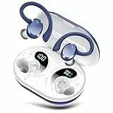 sprtoybat Bluetooth Kopfhörer, Kopfhörer Kabellos Bluetooth 5.4 mit 4 ENC Noise Cancelling Mic, Kabellose Kopfhörer 68Std Spielzeit LED-Anzeige, IP7 wasserdichte Ohrhörer Touch Control