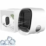 LilCooler - LilCooler Portable AC, Vital Breeze Portable Ac, Luftkühler mit Verdunstungskühlung, 3 Geschwindigkeiten, Mobile Klimagerät ohne Abluftschlauch Leise Klimaanlage für Hause, Büro