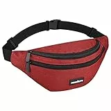 MOCOCITO Bauchtasche Herren Damen, Gürteltasche Wasserdicht Hüfttasche Sport Outdoor, Klein Handytasche Fanny Pack für Reise Wandern Joggen Fahrrad Hundetraining
