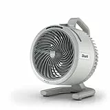 Shark FlexBreeze HydroGo Starker Ventilator mit Sprühnebel, Kühlung für drinnen & draußen, leise & langlebig, kabelgebunden & kabellos, kompakt & leicht, 5 Geschwindigkeiten, Taube FA050EUDV