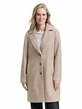 TOM TAILOR Damen 1047055 Mantel, 38230-Boucle Beige Melange, M