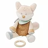 Nattou Aktiv-Kuscheltier aus Polyester, Fuchs, Mit Musik, Spieluhr, Ca. 24 cm, Flo, Oli & Ernest, Flo Mintgrün