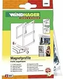 WINDHAGER - Magnetprofil - weiss - 6er-Pack