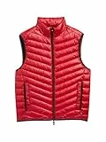 TOM TAILOR Herren 1046220 Weste, 12830-Samba Red, XL