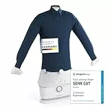 CLEANmaxx automatischer Hemdenbügler | Bügler für Hemden, Blusen & Hosen, schonender als Wäschetrockner und Bügeleisen | Trocknen und in Minuten knitterfrei [weiss]