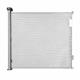 Badabulle Safe & Roll Türschutzgitter und Treppenschutzgitter zum ausziehen - bis 140cm, barrierefrei, mit Schraubfixierung