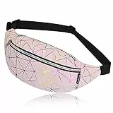 Gürteltasche Damen Bauchtasche Mode Hüfttasche Wasserdicht PU Leder Mädchen Umhängetaschen Handytasche Tasche Outdoor Sport Running Hüfttasche Urlaub Geld Pouch Pack Rosa