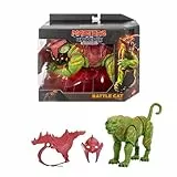 Masters of the Universe Chronicles Actionfigur Battle Cat, Maßstab 1:12, detailgetreu zum Film von 2026, Glasaugen und bewegliches Maul, Tiger mit Sattel und Panzerung, JKJ32