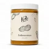 KoRo Erdnussmus - 1 kg Vorratspackung - Cremige Konsistenz - Ohne Zuckerzusatz* & Stabilisatoren - Erdnussbutter aus 100% gerösteten Erdnüssen
