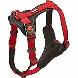 Karlie Art Sportiv Premium Y-Geschirr, Hundegeschirre, Nylon, Rot, 60-76x2,5 cm