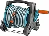 Gardena Classic Schlauchtrommel 10 Set: Gartenschlauchset inkl. Schlauchtrommel und 10 m Schlauch, hohe Standsicherheit, Adapter, Spritze, Tragegriff, für Terrassen (8010-20)