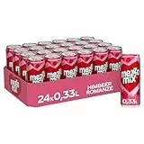 Mezzo Mix Himbeere - Cola-Mix-Getränk aus Cola & Himbeere, temporäres Produkt - wenig Zucker und wenig Kalorien - in Einweg Dosen (24 x 330 ml)