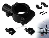 Lhbwhiz 2 Stück motorrad spiegelhalterung,universal lenkerhalterung spiegeladapter,Halterungen Rückspiegelhalterung,Spiegel Adapter Halterung Halter,Halterungen Lenker,fur motorrad(Schwarz,8mm)