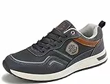 ARRIGO BELLO Sneaker Herren Freizeitschuh Schuhe Berufsschuhe Sportschuhe Outdoor Leichtgewicht Walkingschuhe Sneakers Größe 41-46 (A1 Blau, Größe_43)